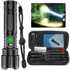 Flashlight Rechargeable Ultra-Bright 100,000 Lumens Waterproof