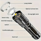 Flashlight Set High-Performance LED USB Rechargeable Set of 2