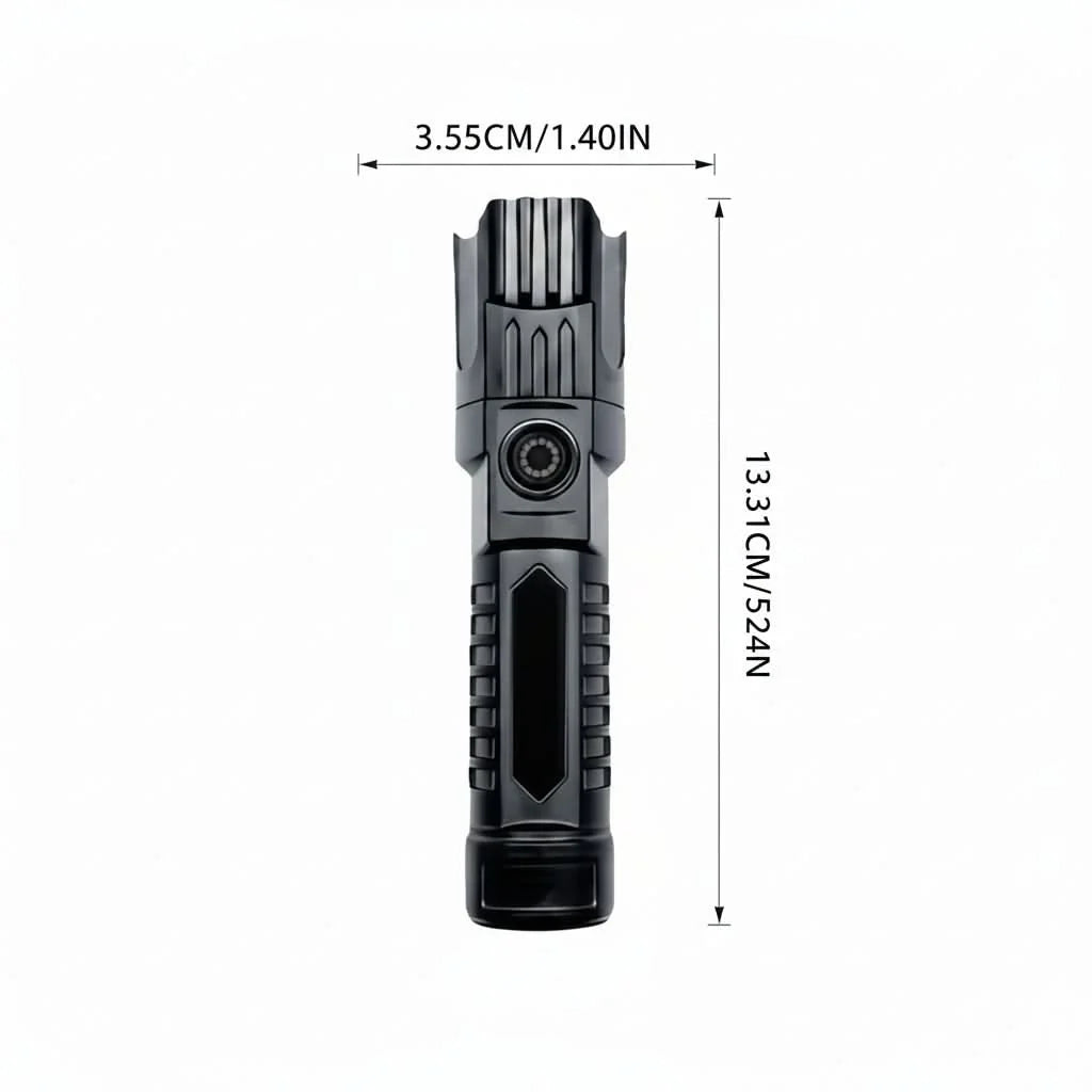 Flashlight Set High-Performance LED USB Rechargeable Set of 2