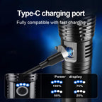 Flashlight USB-C Rechargeable Adjustable Zoom IPX6 Waterproof
