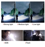 Flashlight USB-C Rechargeable Adjustable Zoom IPX6 Waterproof