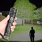 Flashlight USB Rechargeable Telescopic Zoom Waterproof