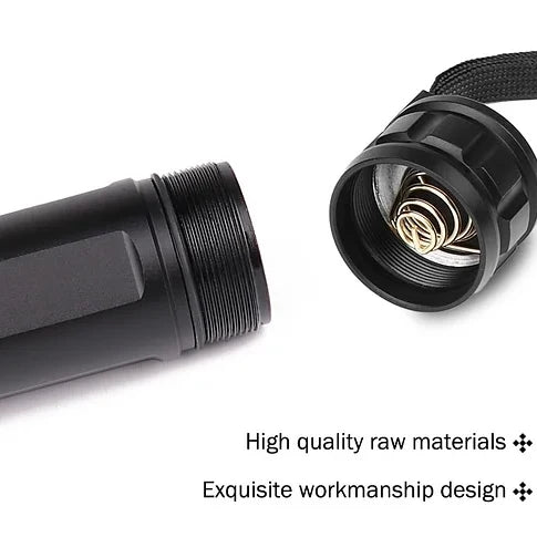 Flashlight USB-Rechargeable Zoomable 90,000 Lumens