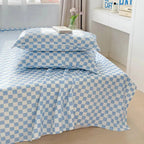 Flat Bed Sheet Set 100 Percent Polyester 2 Pillowcases