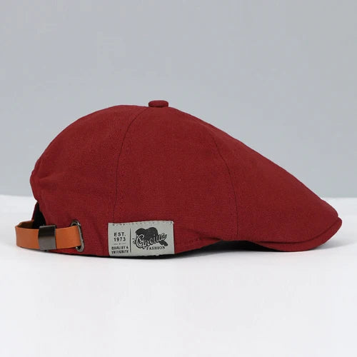 Flat Cap Adjustable Strap Breathable Sun Protection