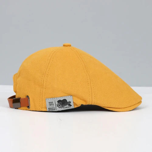 Flat Cap Adjustable Strap Breathable Sun Protection