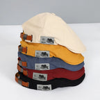 Flat Cap Adjustable Strap Breathable Sun Protection
