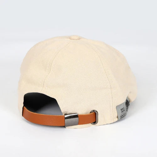 Flat Cap Adjustable Strap Breathable Sun Protection