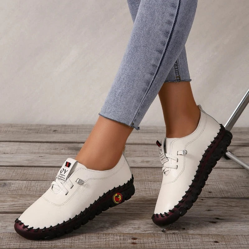 Flat Loafers Orthopedic Insole & Arch Support Non-Slip Sole