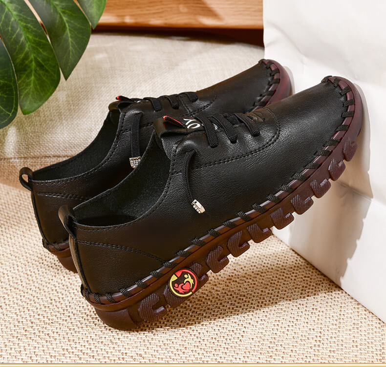 Flat Loafers Orthopedic Insole & Arch Support Non-Slip Sole