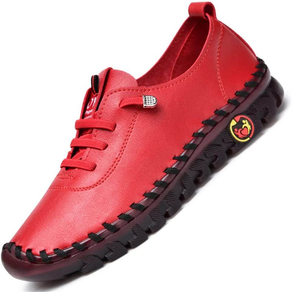 Flat Loafers Orthopedic Insole & Arch Support Non-Slip Sole