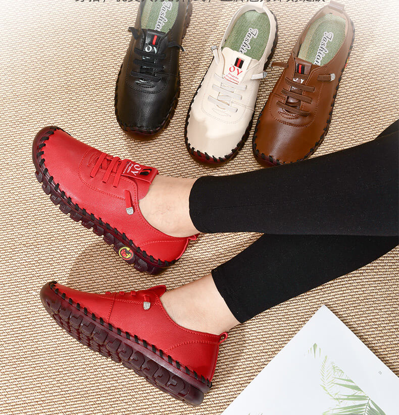 Flat Loafers Orthopedic Insole & Arch Support Non-Slip Sole