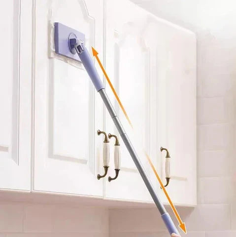 Flat Mop Hands-Free Cloth Release 360° Swivel Head