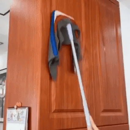 Flat Mop Hands-Free Cloth Release 360° Swivel Head
