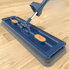 Flat Mop Self-Wringing 360° Rotating Microfiber Pad