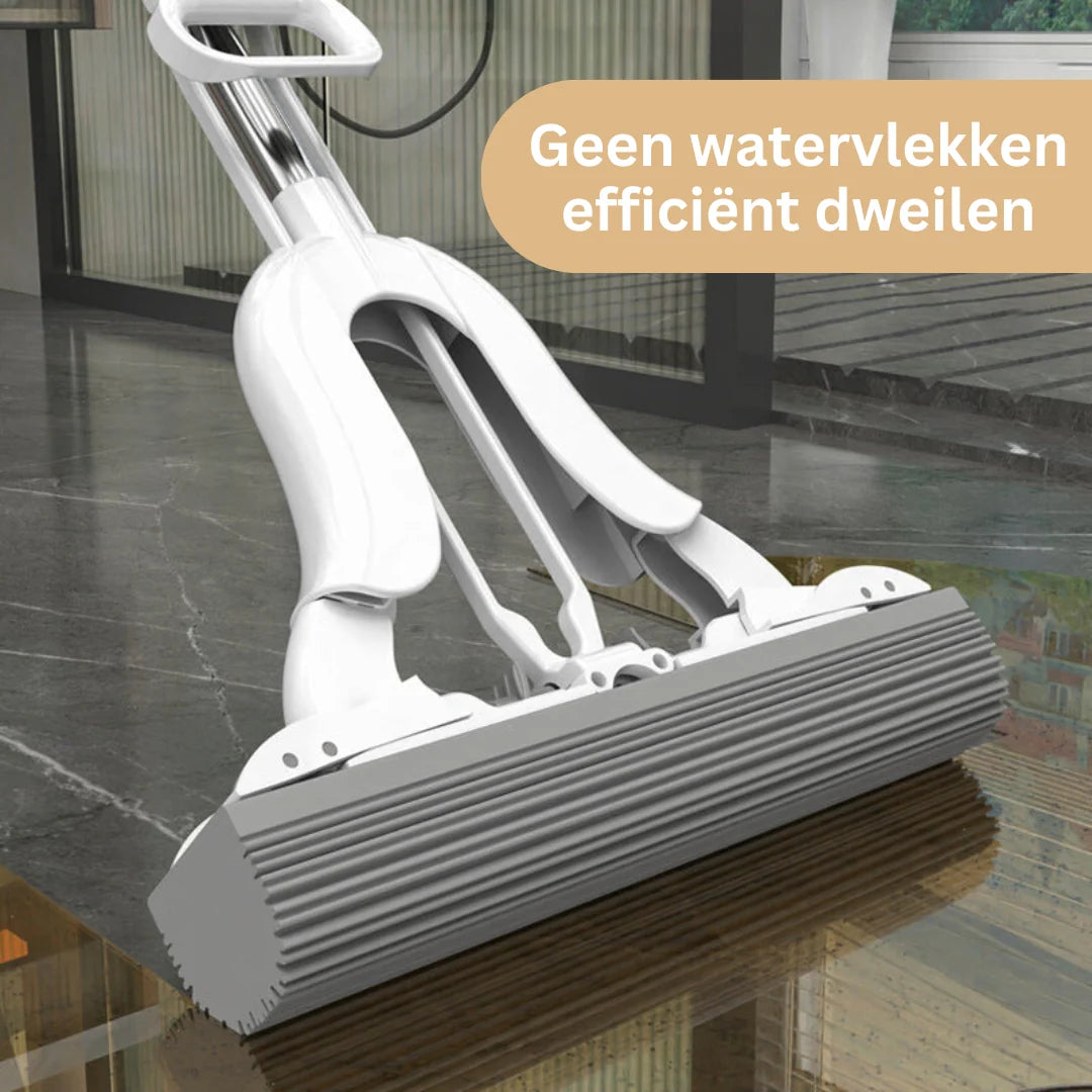 Flat Mop Telescopic Handle 125 cm & Wringing Mechanism