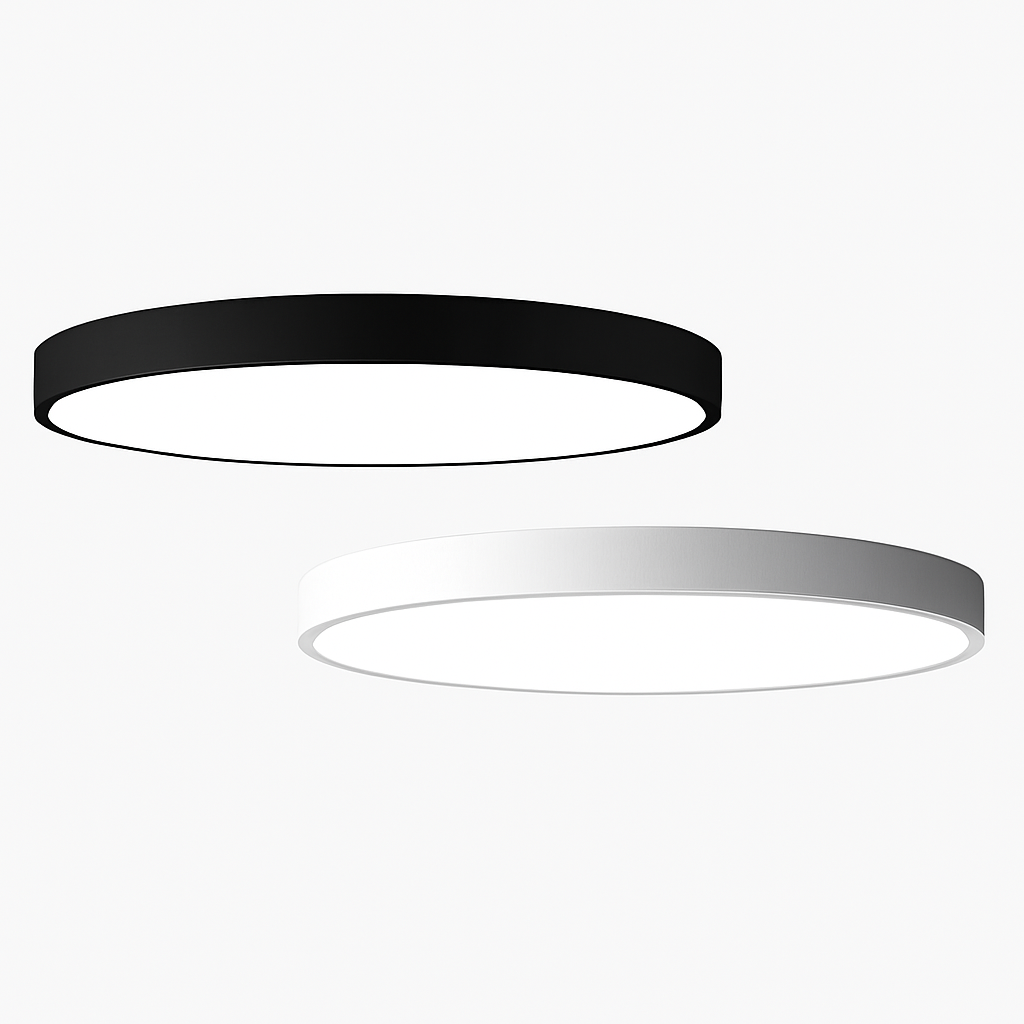 Flat Profile Frosted Glass Dimmable LED Ceiling Light (Multiple Sizes)