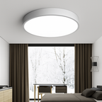 Flat Profile Frosted Glass Dimmable LED Ceiling Light (Multiple Sizes)