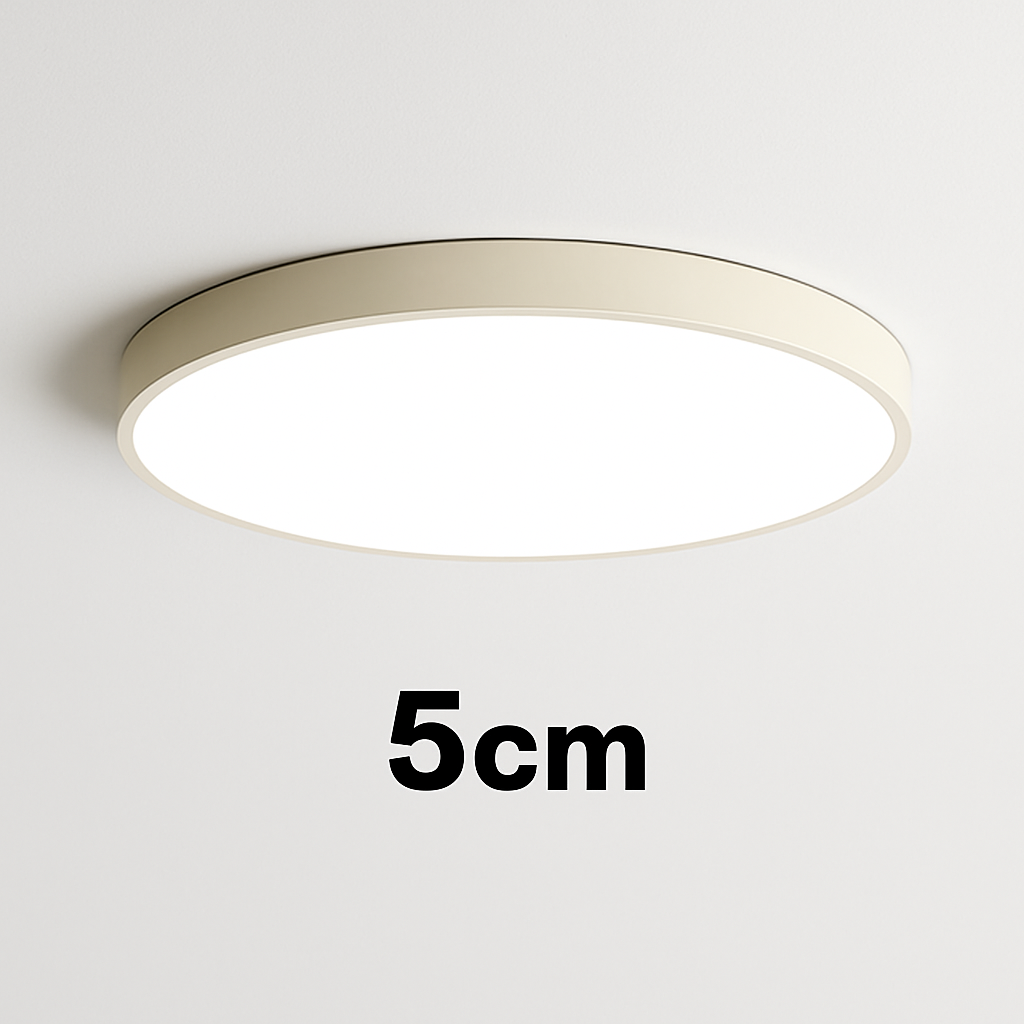 Flat Profile Frosted Glass Dimmable LED Ceiling Light (Multiple Sizes)