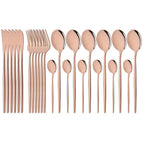 Flatware Set Stainless Steel Ergonomic & Dishwasher Safe