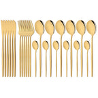Flatware Set Stainless Steel Ergonomic & Dishwasher Safe