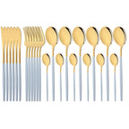 Flatware Set Stainless Steel Ergonomic & Dishwasher Safe
