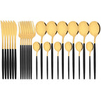 Flatware Set Stainless Steel Ergonomic & Dishwasher Safe