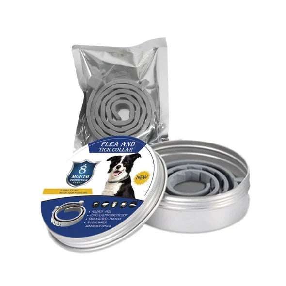 Flea & Tick Collar Natural Oil Repellent 8-Month Protection