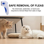 Flea & Tick Comb Fine-Tooth Battery-Powered Chemical-Free