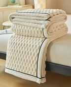 Fleece Blanket Coral Fleece Extra-Soft Reversible