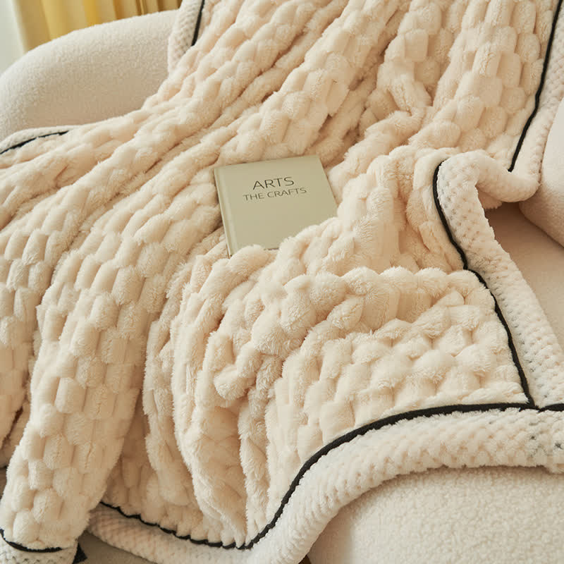 Fleece Blanket Coral Fleece Extra-Soft Reversible