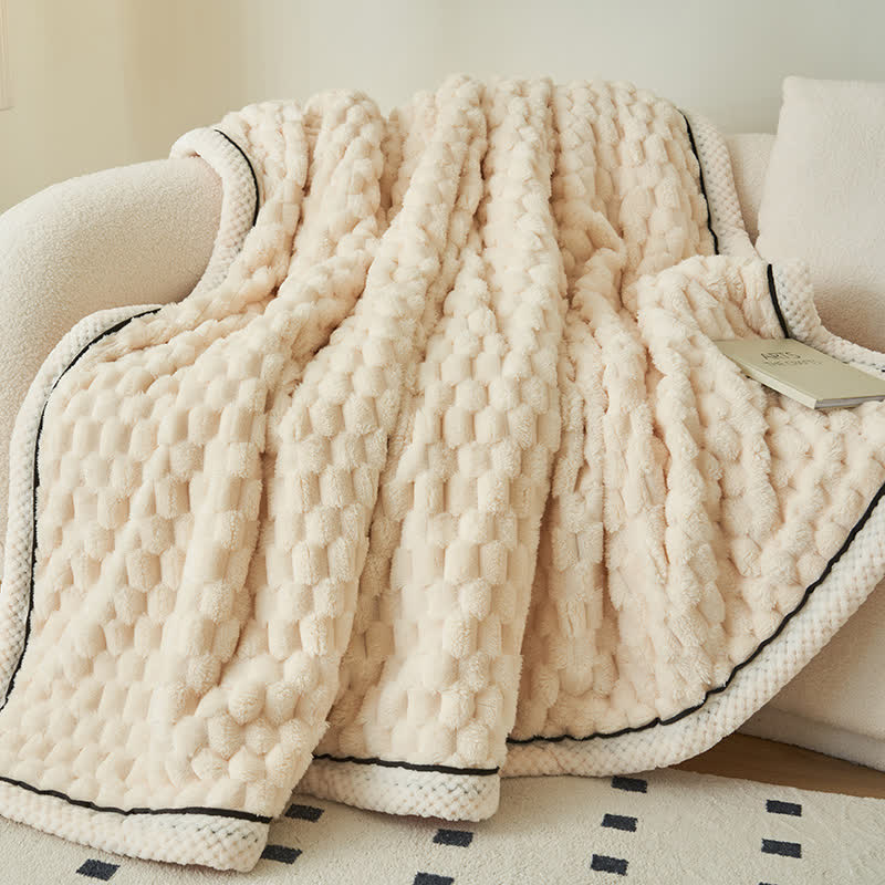 Fleece Blanket Coral Fleece Extra-Soft Reversible