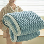 Fleece Blanket Coral Fleece Extra-Soft Reversible