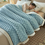 Fleece Blanket Coral Fleece Extra-Soft Reversible