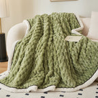Fleece Blanket Coral Fleece Extra-Soft Reversible
