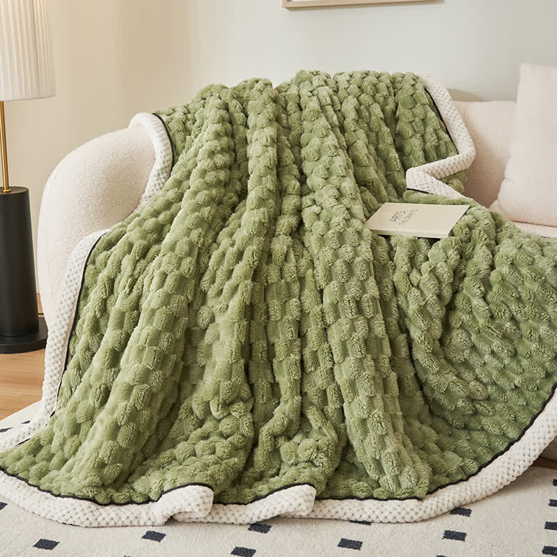 Fleece Blanket Coral Fleece Extra-Soft Reversible