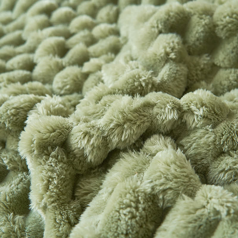 Fleece Blanket Coral Fleece Extra-Soft Reversible