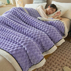 Fleece Blanket Coral Fleece Extra-Soft Reversible