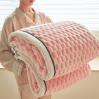 Fleece Blanket Coral Fleece Extra-Soft Reversible