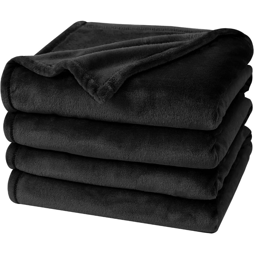 Fleece Blanket Reversible Lint-Free Machine Washable