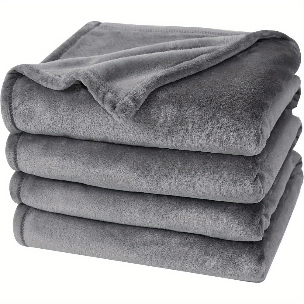 Fleece Blanket Reversible Lint-Free Machine Washable
