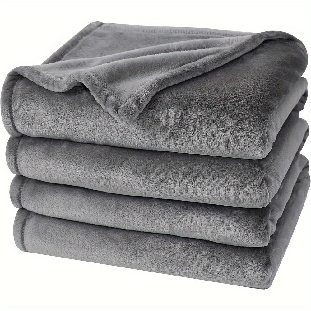 Fleece Blanket Reversible Lint-Free Machine Washable