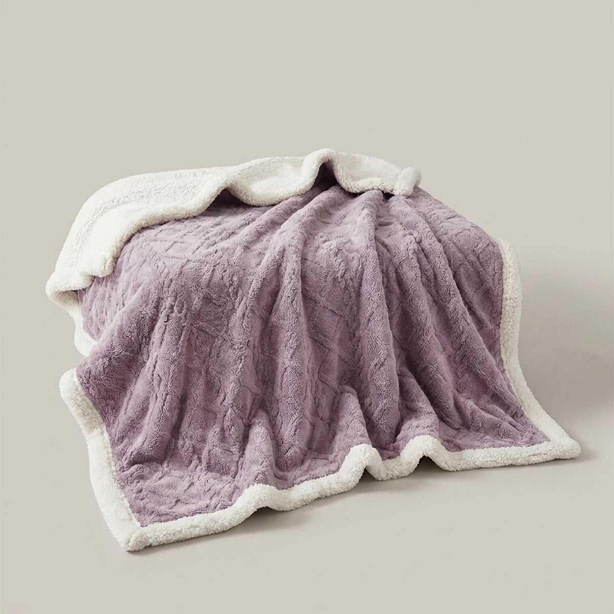 Fleece Blanket Reversible Ultra Soft Lightweight