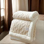 Fleece Blanket Reversible Ultra Soft Lightweight
