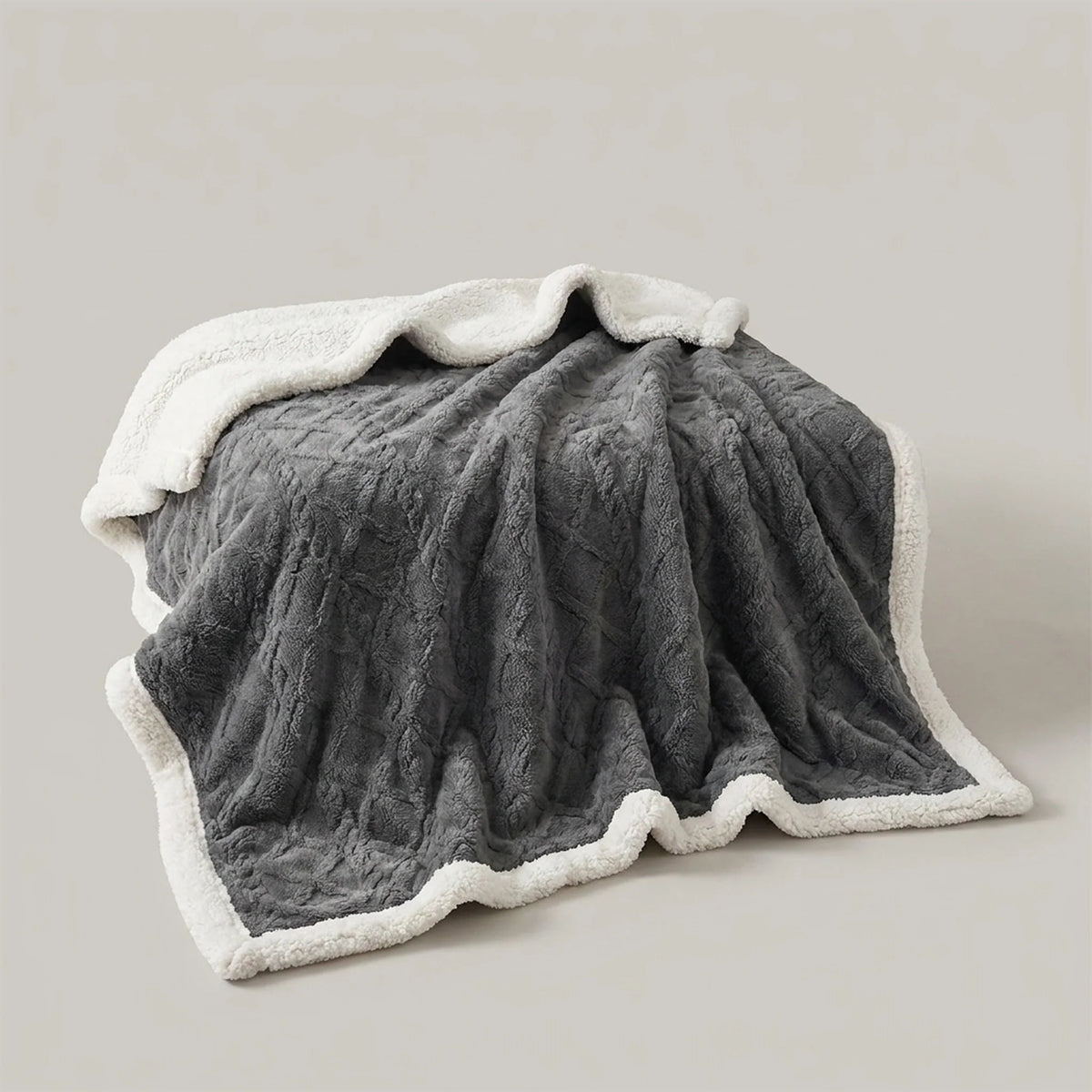Fleece Blanket Reversible Ultra Soft Lightweight