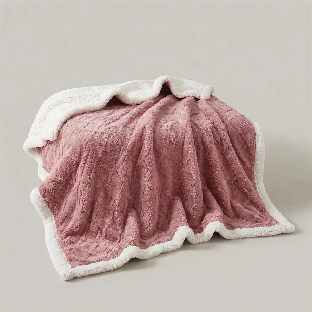 Fleece Blanket Reversible Ultra Soft Lightweight