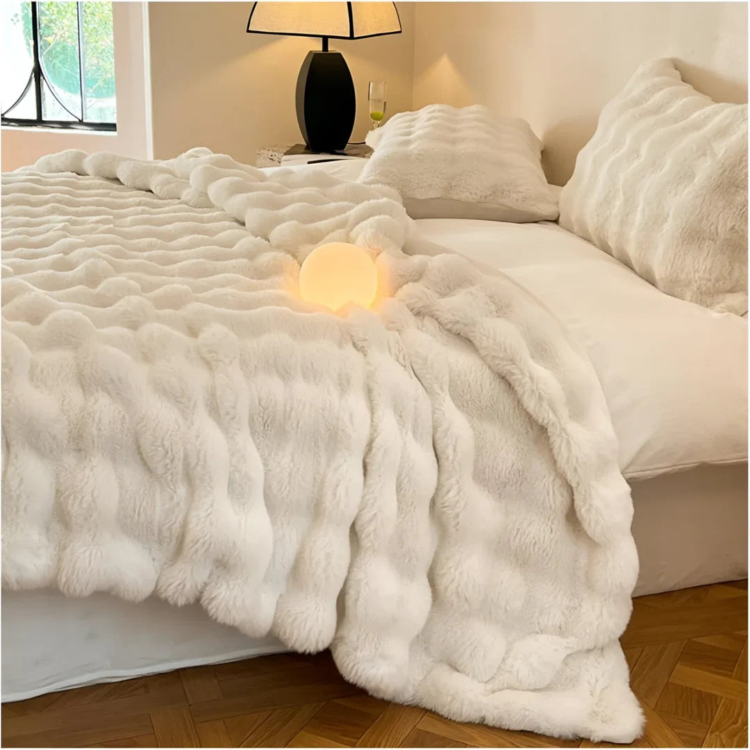 Fleece Blanket Soft Polyester Lightweight Machine Washable