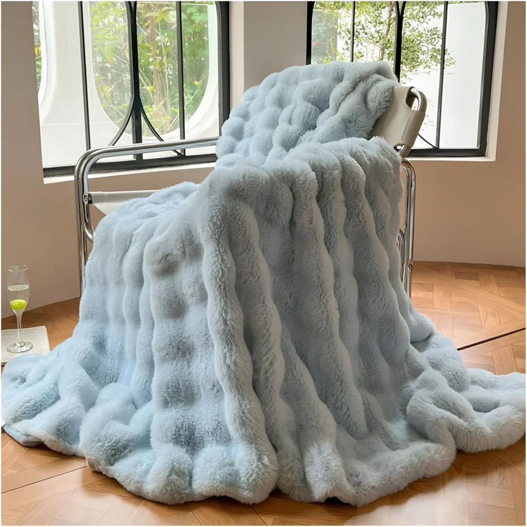 Fleece Blanket Soft Polyester Lightweight Machine Washable