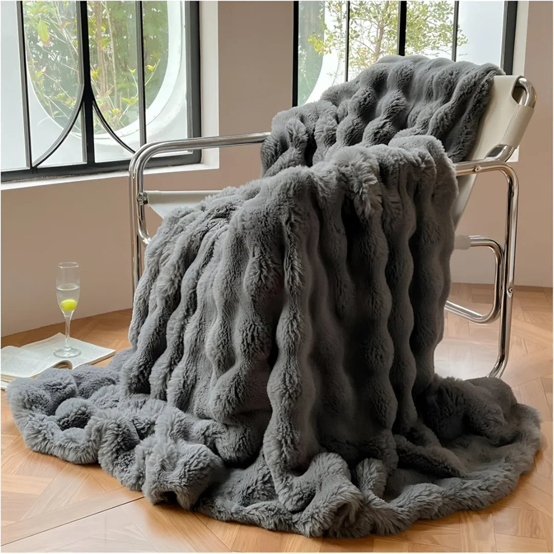 Fleece Blanket Soft Polyester Lightweight Machine Washable