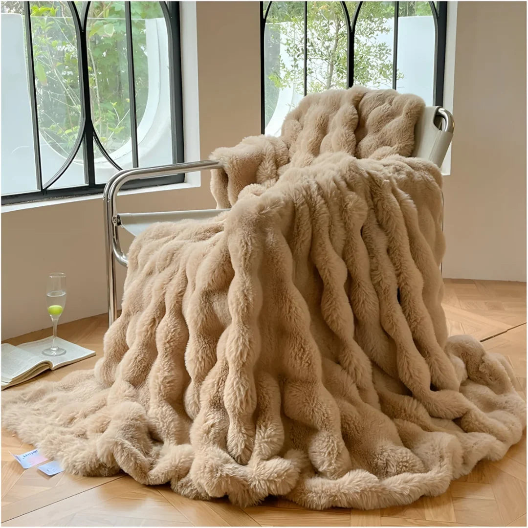 Fleece Blanket Soft Polyester Lightweight Machine Washable